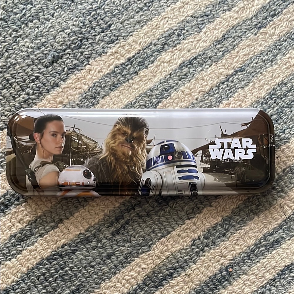 Vintage Star Wars Character Hinged Metal Pencil Case